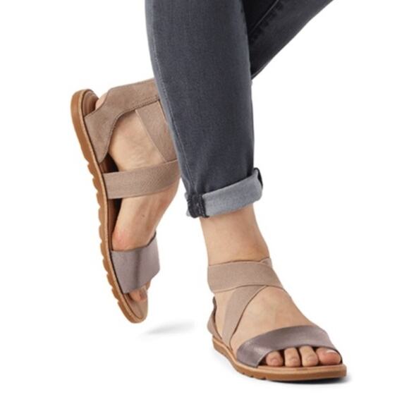 Sorel Ella II Sandal Ash Brown 7.5 - Picture 14 of 14